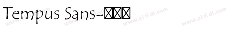 Tempus Sans字体转换